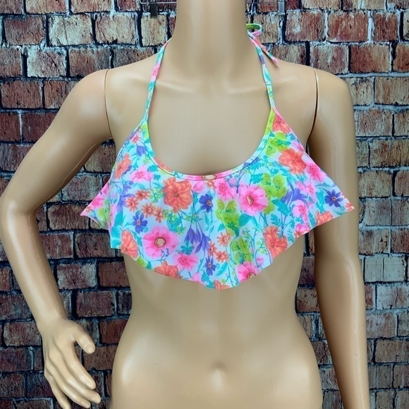 VICTORIA’S Secret Bralette Floral Bikini Top Size Small - Picture 1 of 6